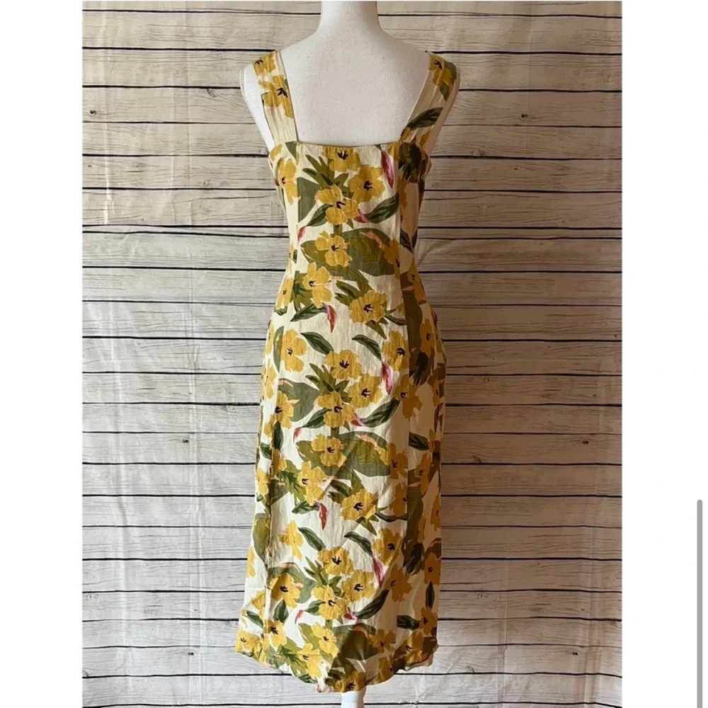 L*Space Floral Linen Blend Dress Mykonos in Ibiza - Picture 8 of 13